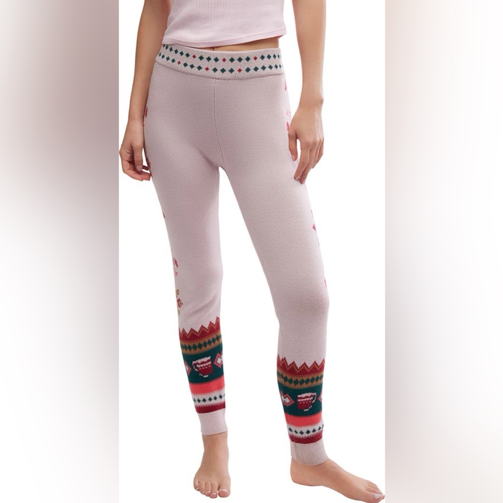 Free People Falala Legging in Snowy Sips, size XL, NWT